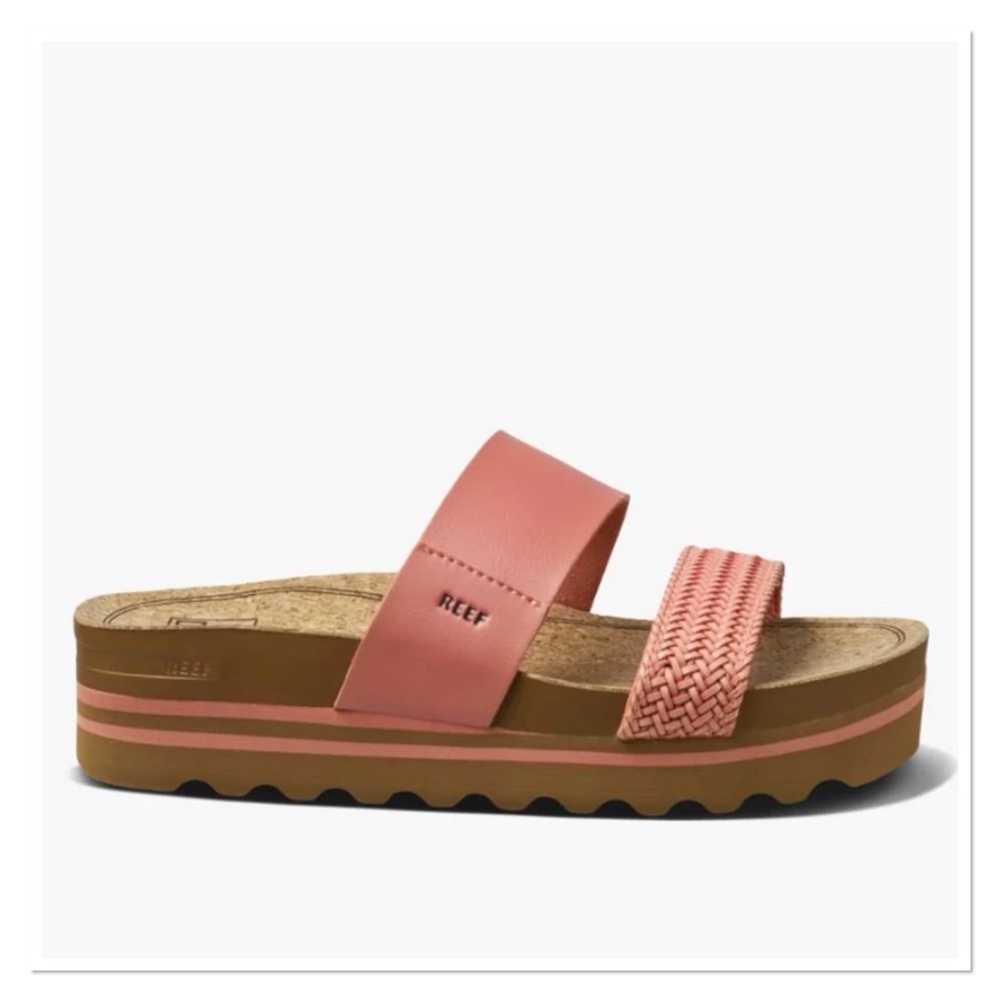 REEF 'Cushion Vista Hi' Pink Sandals